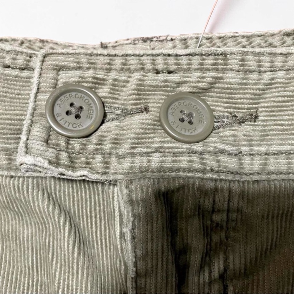 Vintage NWT Abercrombie & Fitch Distressed Corduroy Mini Skirt Size 2 - Picture 4 of 4